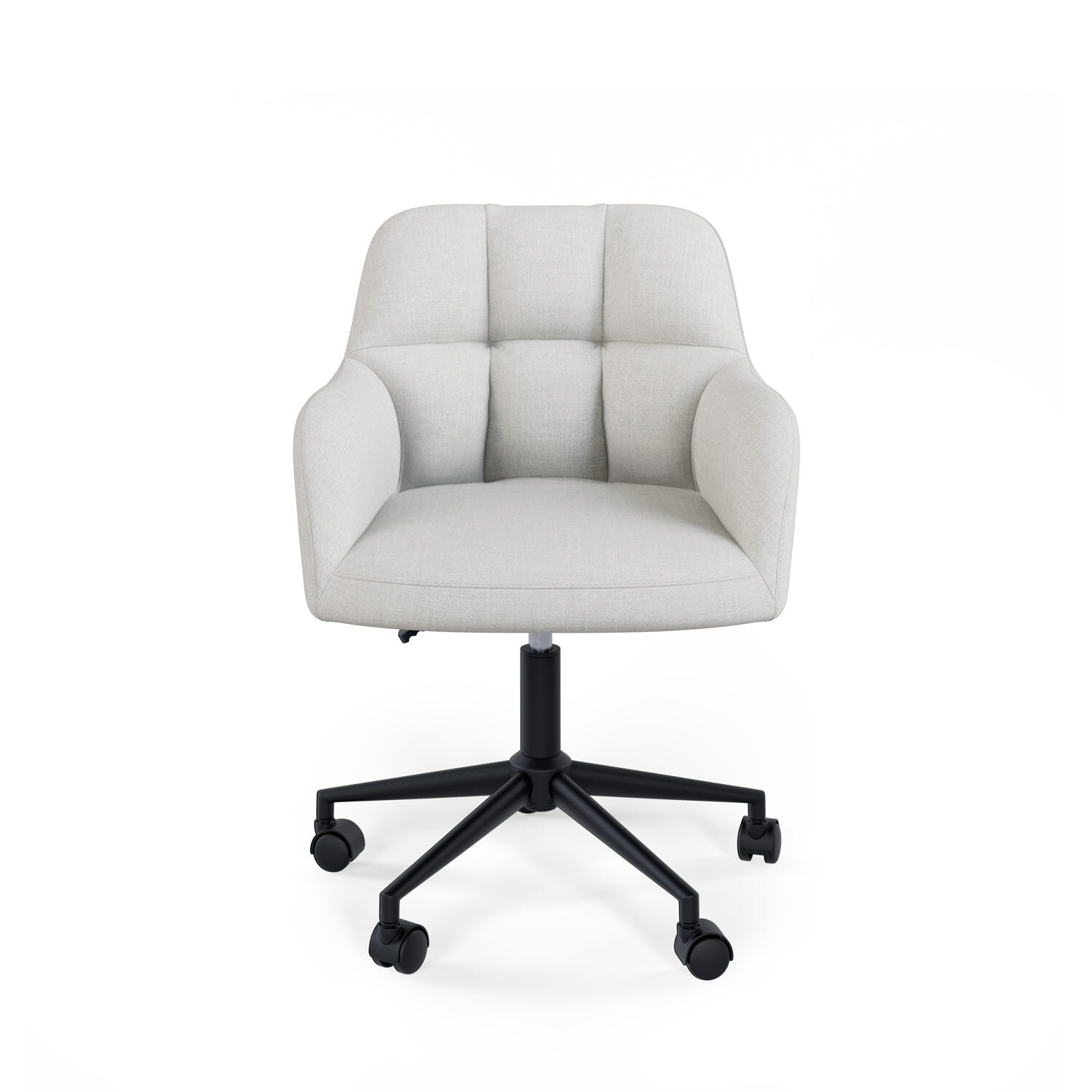 Silla oficina STANFORD gris claro - Image 4