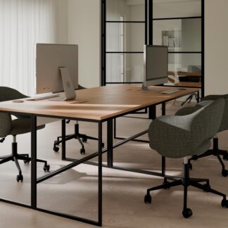 Silla oficina TALLIN gris oscuro