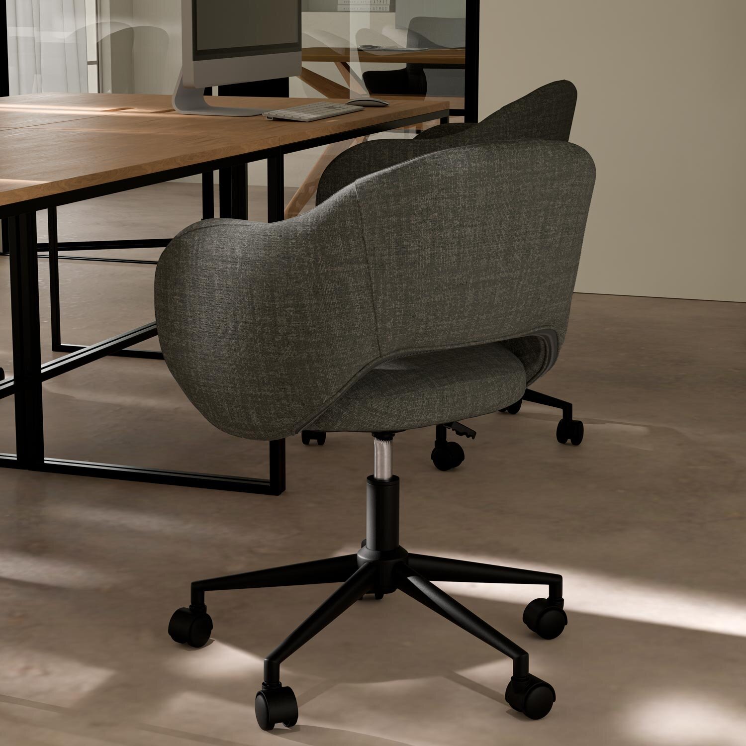 Silla oficina TALLIN gris oscuro - Image 5
