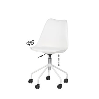 Silla oficina YALE blanco