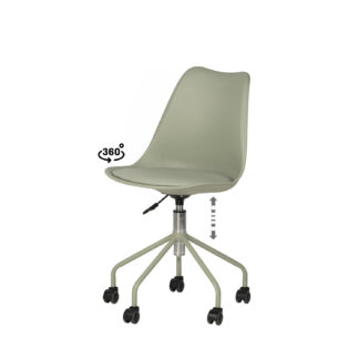 Silla oficina YALE menta