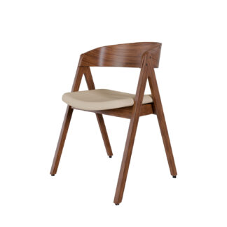 Silla RINA nogal beige