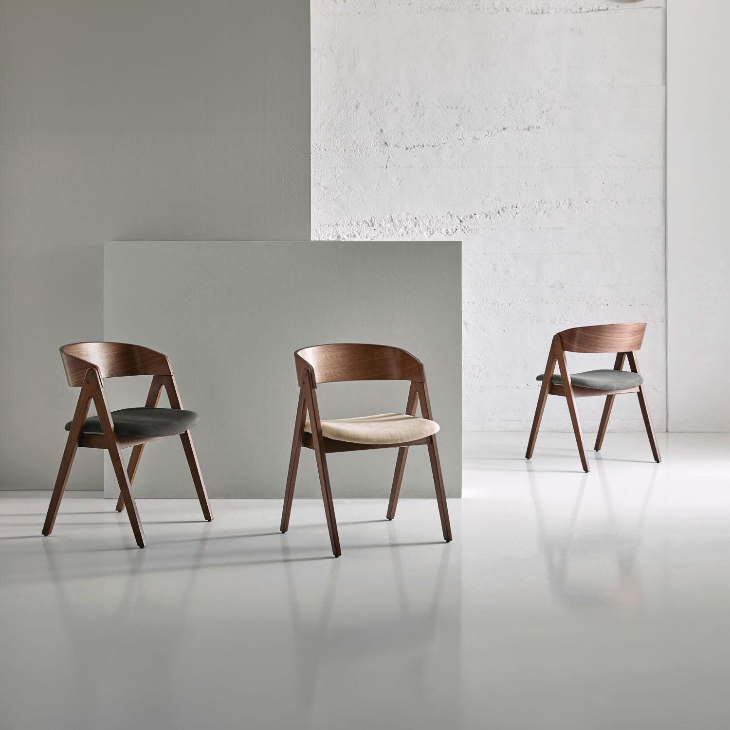 Silla RINA nogal gris claro - Image 7