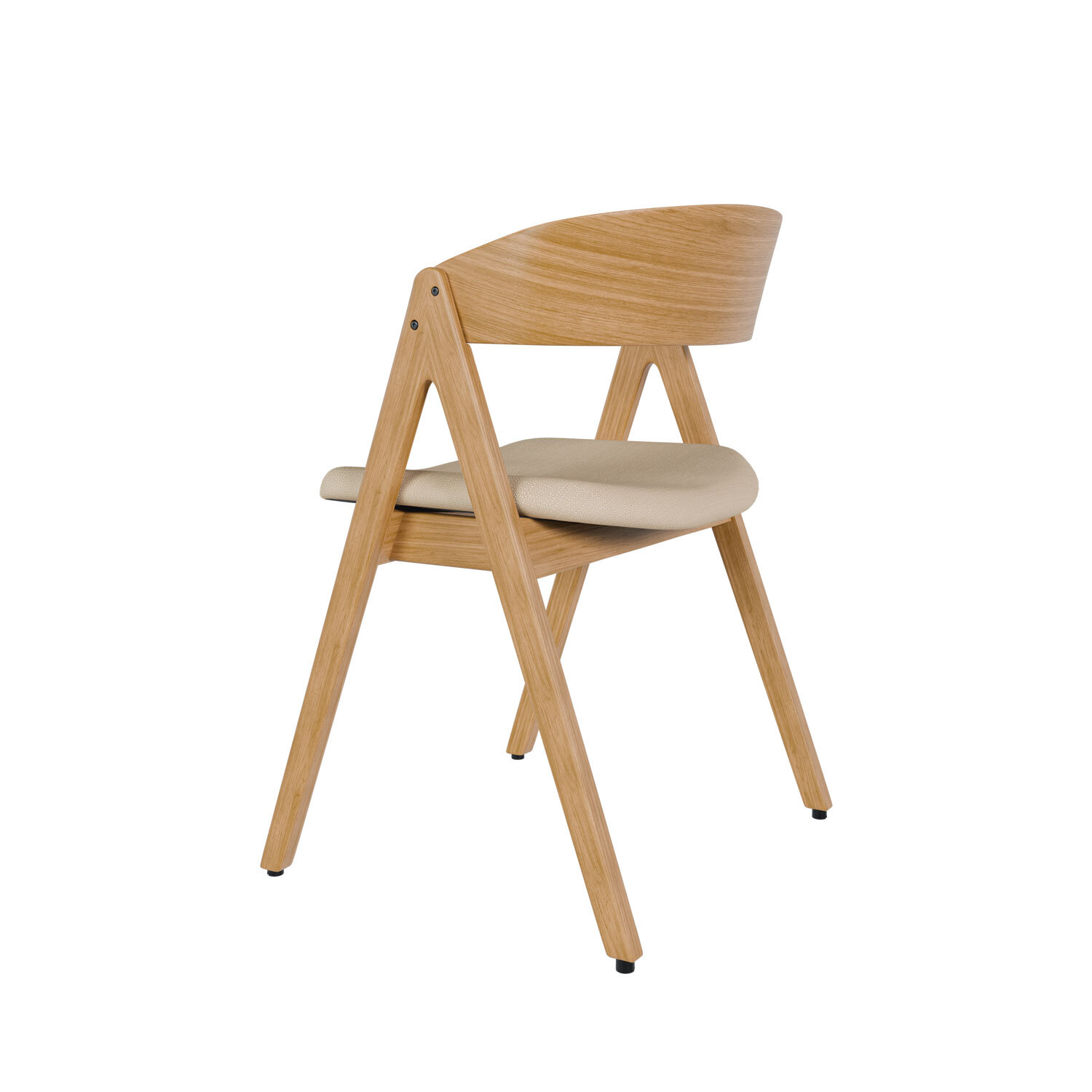 Silla RINA roble beige - Image 4