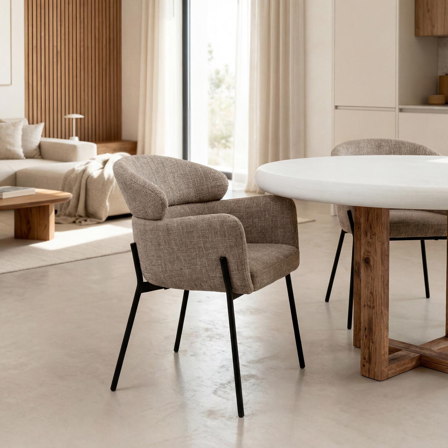 Silla SALLY taupe - Image 2