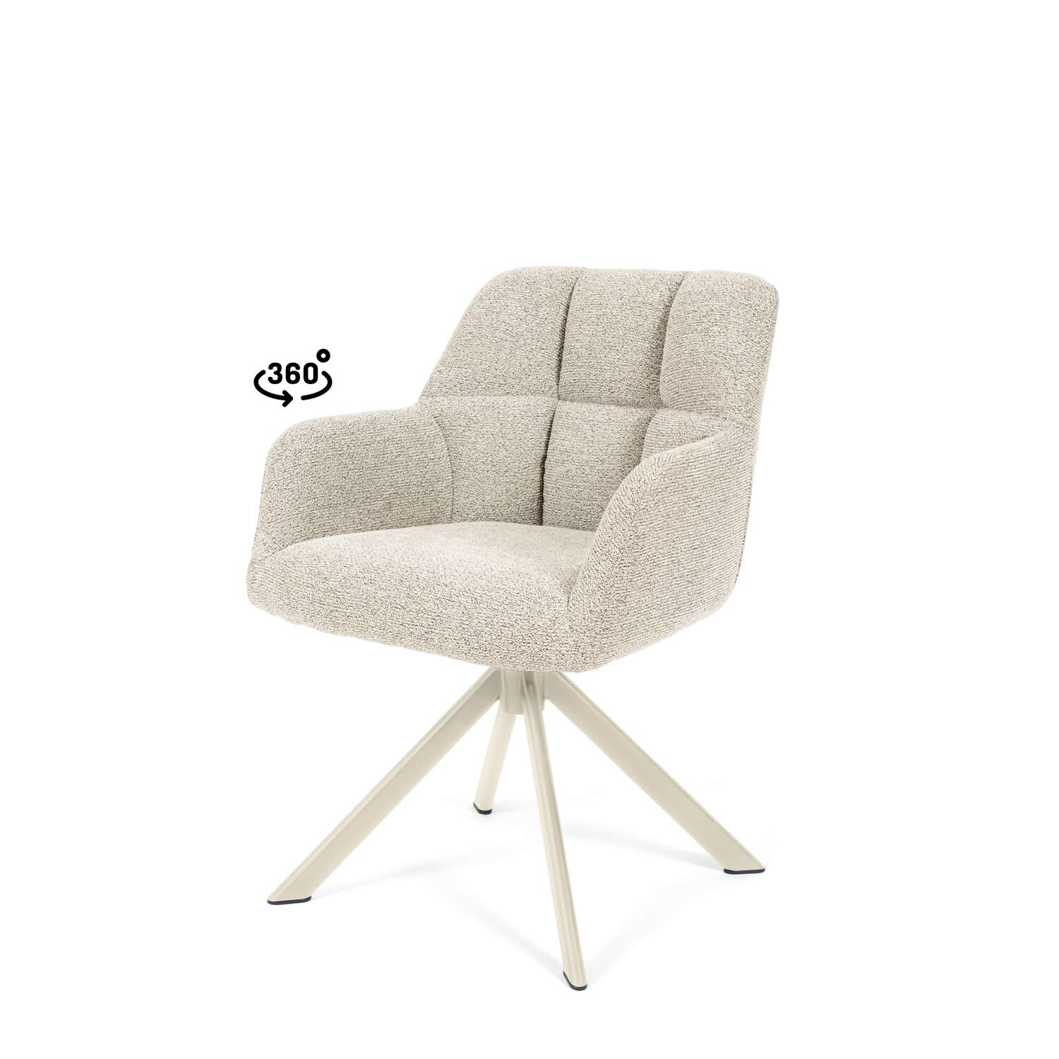 Silla TAIMI beige (pata beige) - Image 3