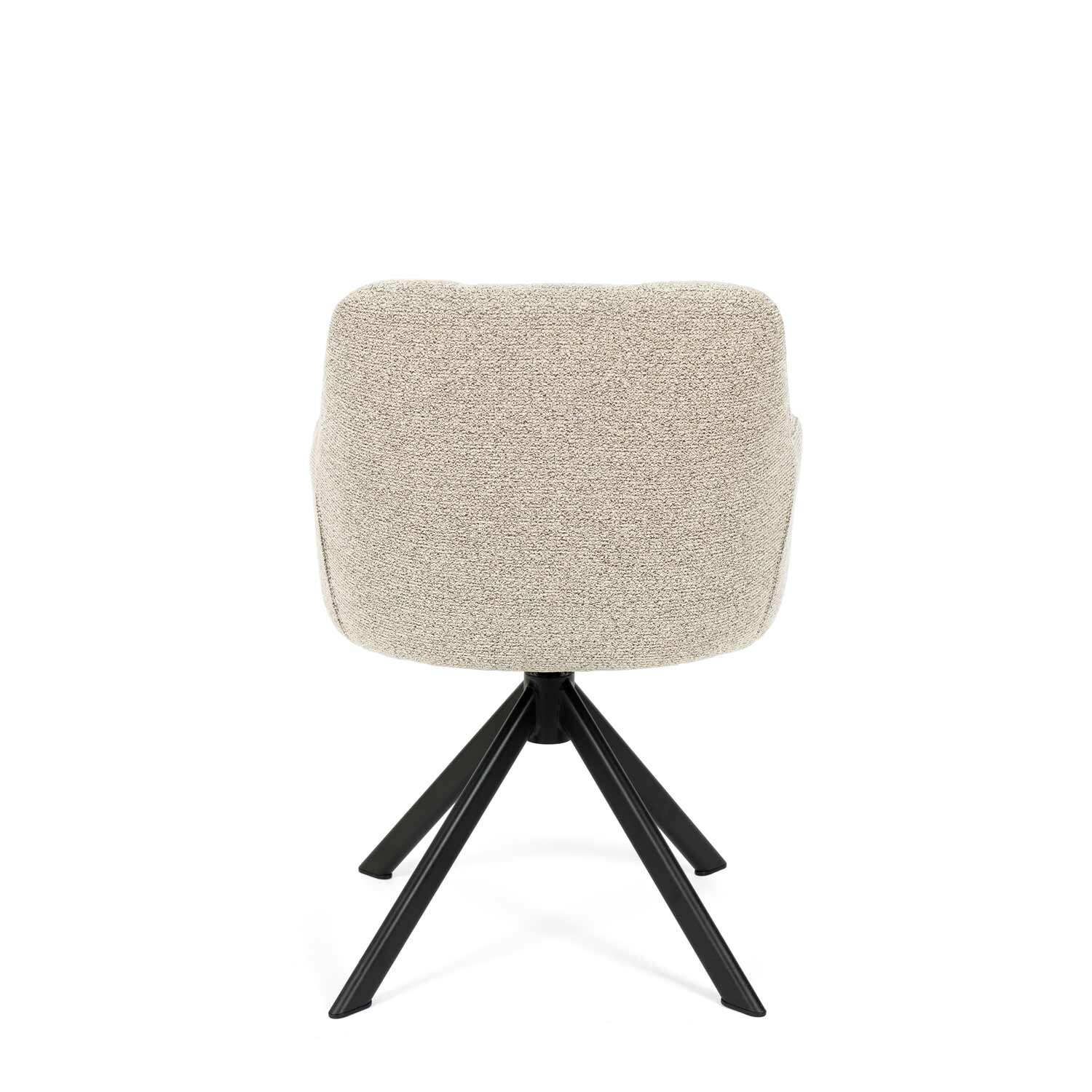 Silla TAIMI beige (pata negra) - Image 7