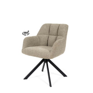 Silla TAIMI taupe (pata negra)