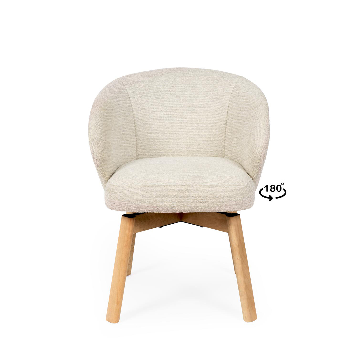 Silla VIRGINIA beige - Image 3