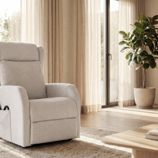 Sillón Power Lift 1 motor SAORI beige
