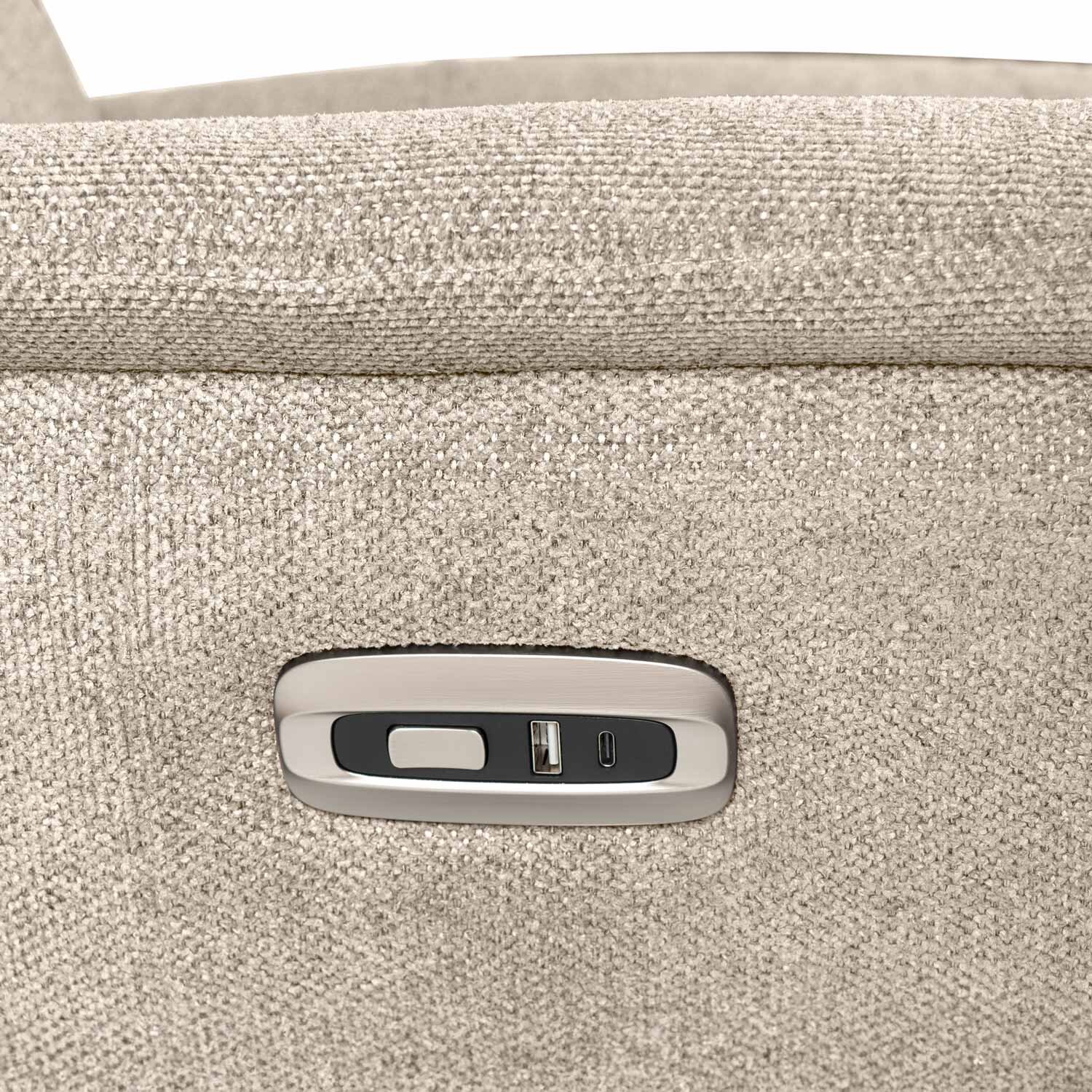 Sillón relax 1 motor MISAKI beige - Image 9