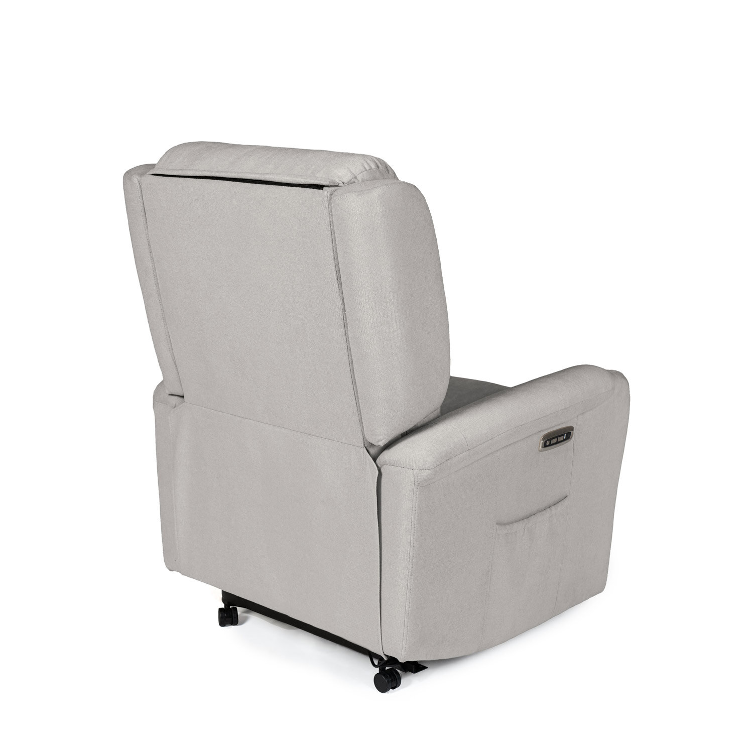 Sillón relax 2 motores AKARI gris claro - Image 5