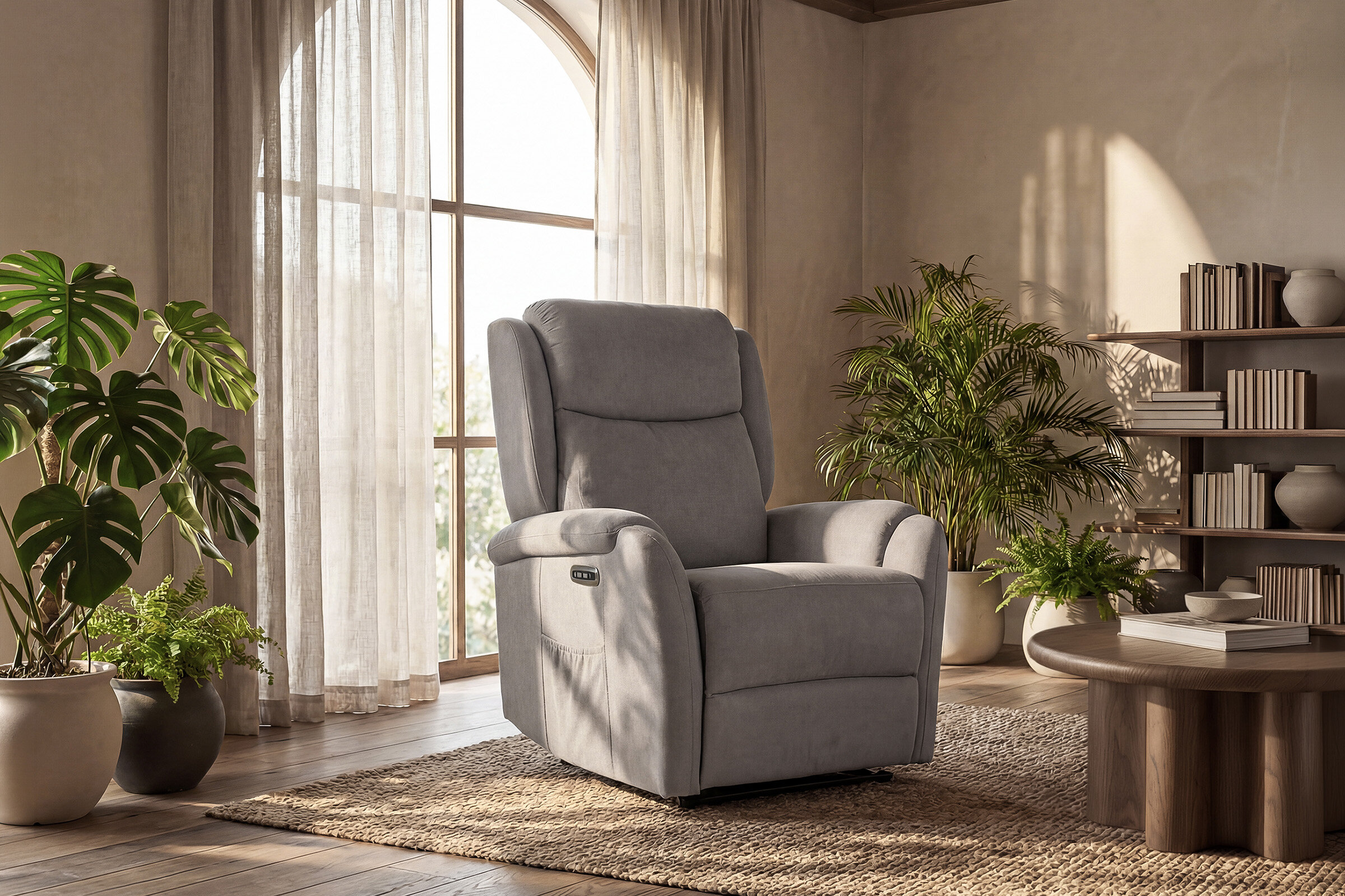 Sillón relax 2 motores AKARI taupe - Image 12