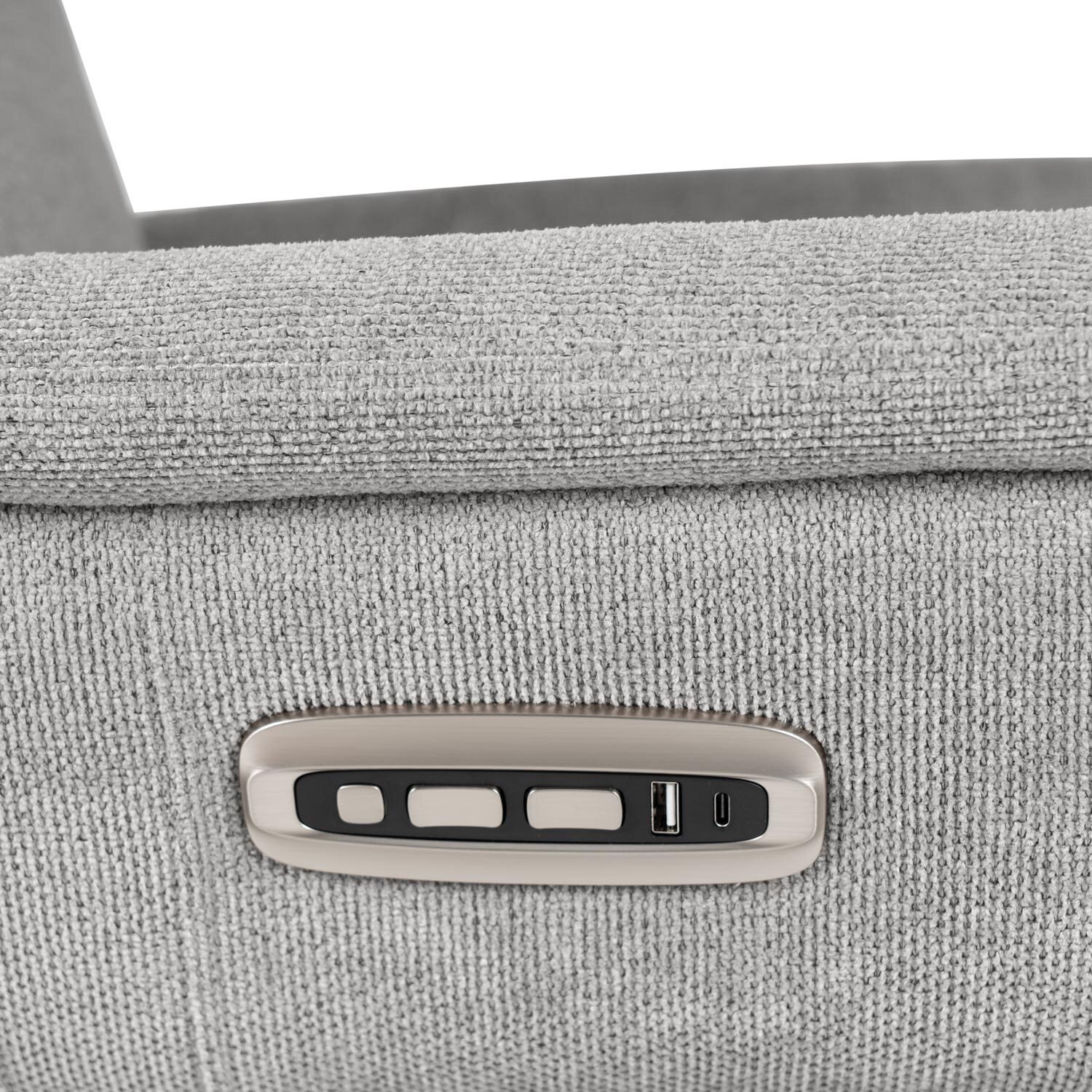Sillón relax 2 motores MISAKI gris claro - Image 11