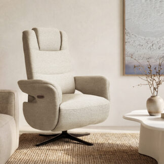 Sillón relax 2 motores SATOMI beige
