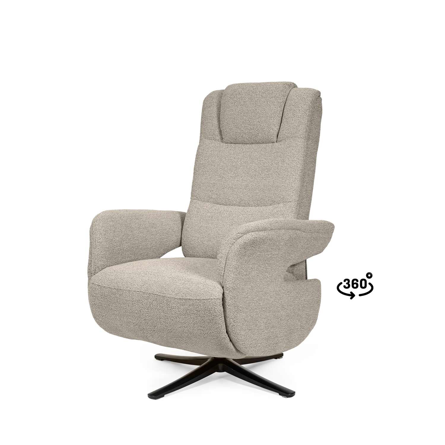 Sillón relax 2 motores SATOMI taupe