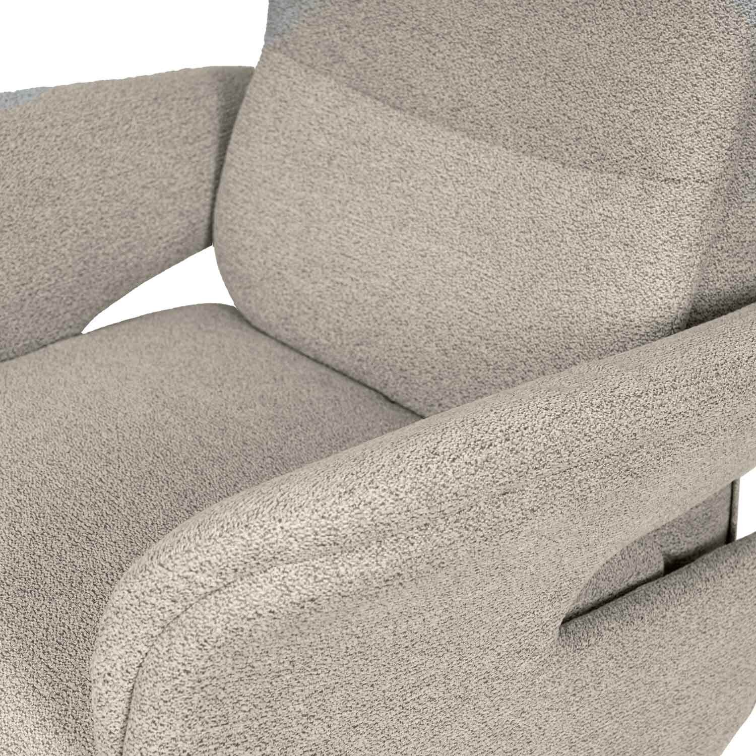 Sillón relax 2 motores SATOMI taupe - Image 9