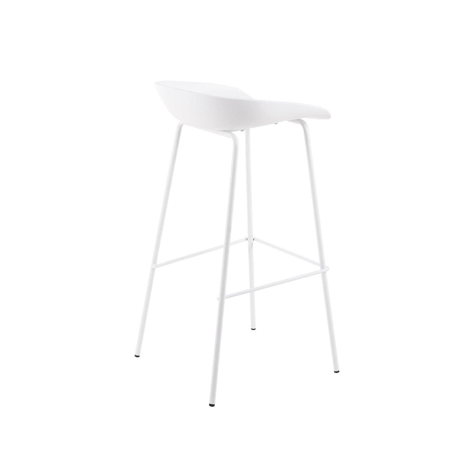 Taburete alto ALENE blanco - Image 3