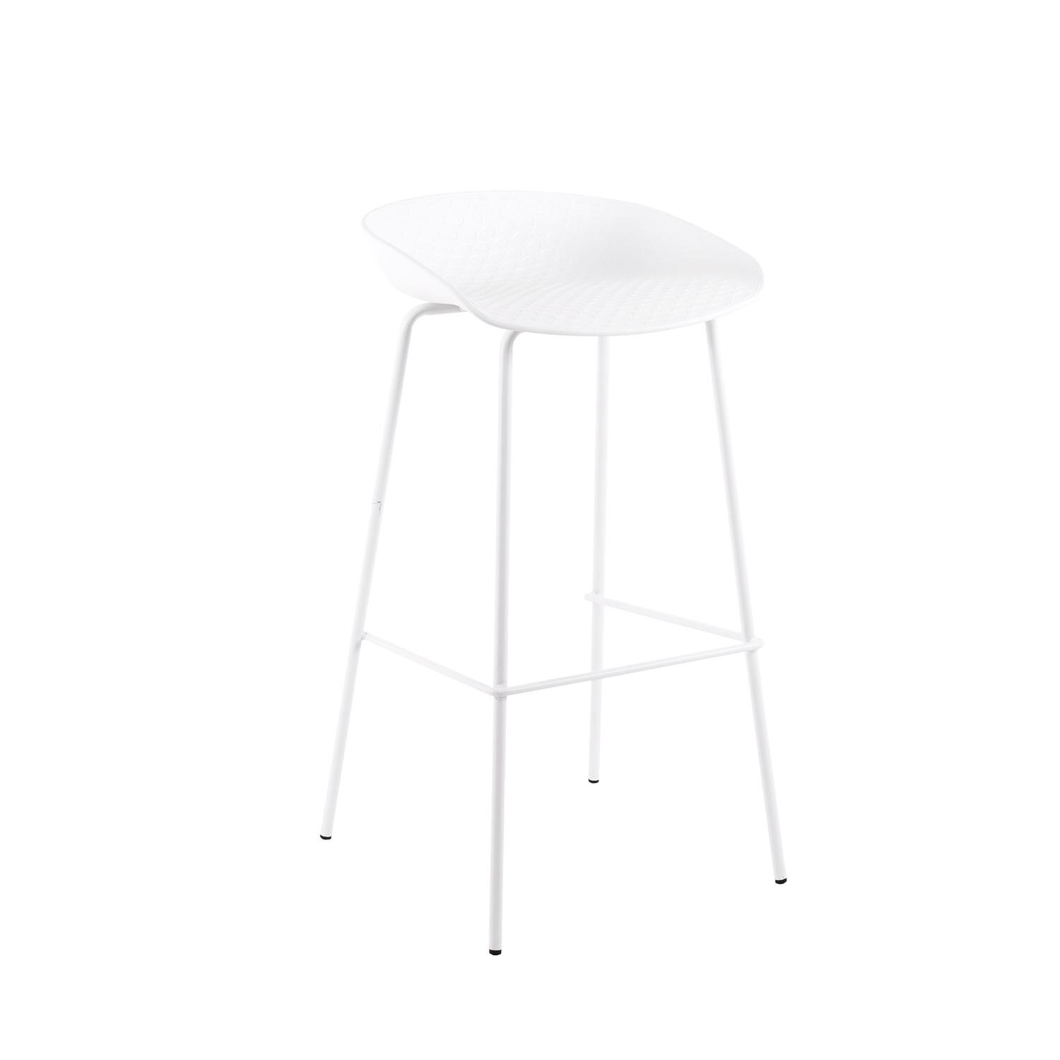 Taburete alto ALENE blanco - Image 4