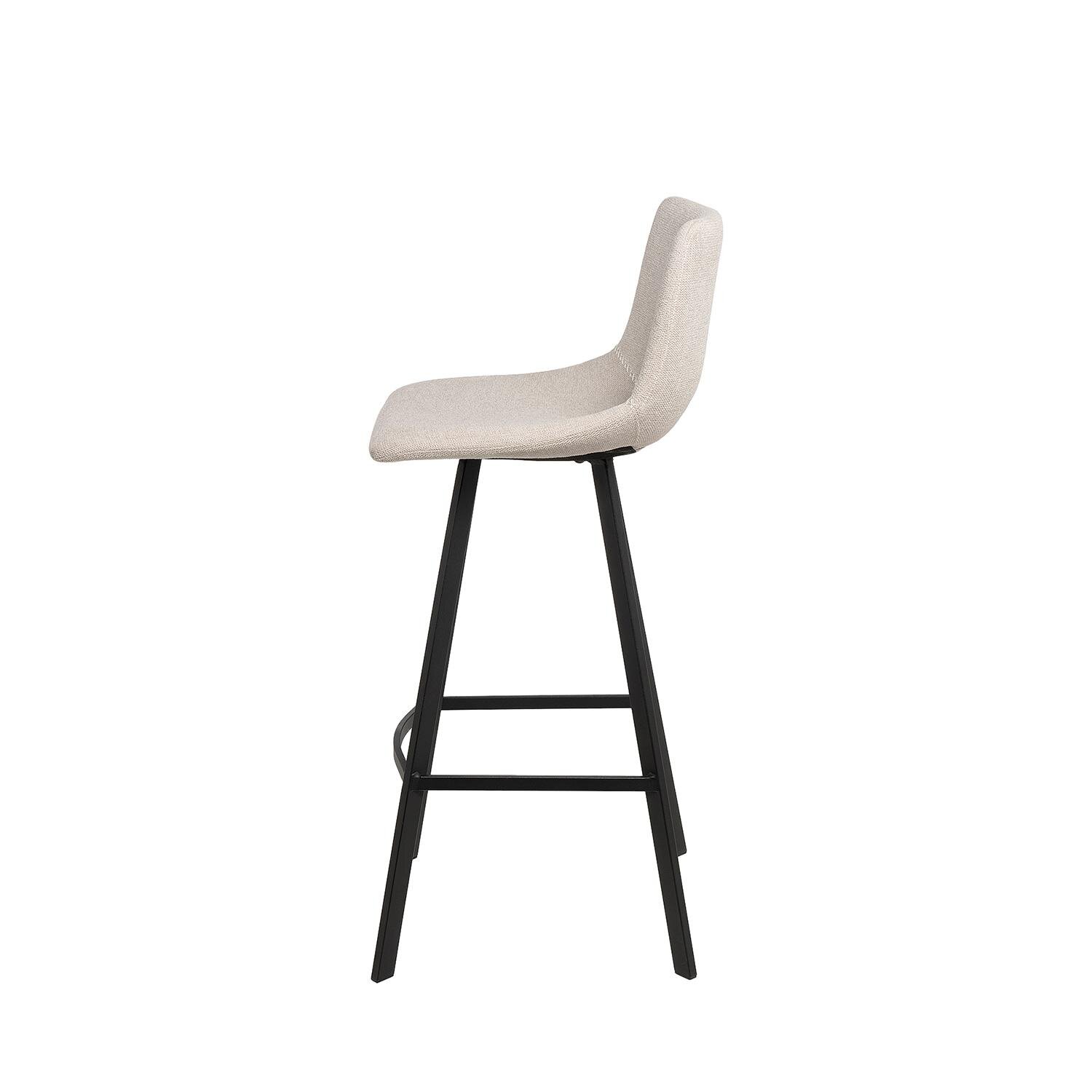 Taburete alto ASTON beige - Image 3