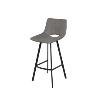 Taburete alto ASTON gris oscuro