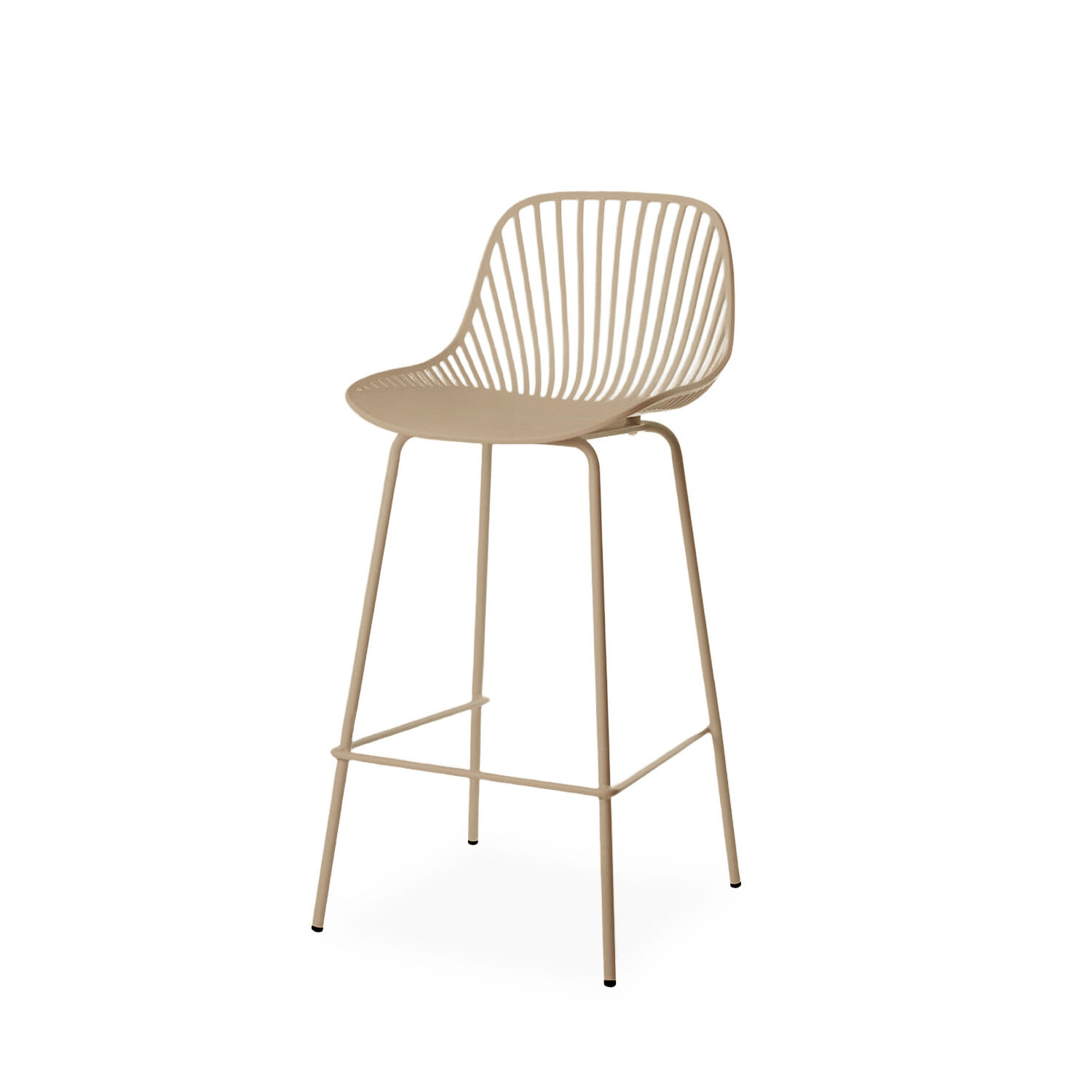 Taburete alto CASPER beige
