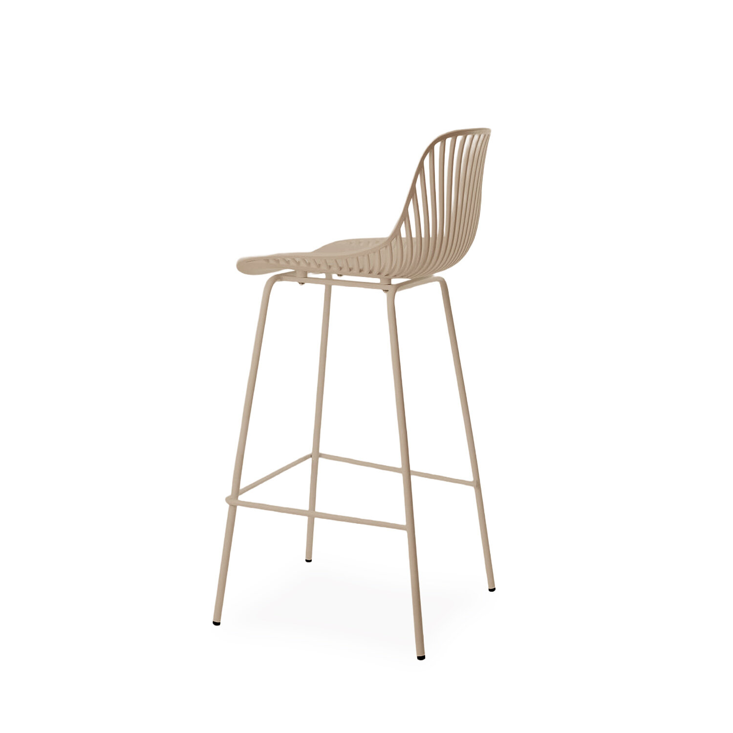 Taburete alto CASPER beige - Image 2