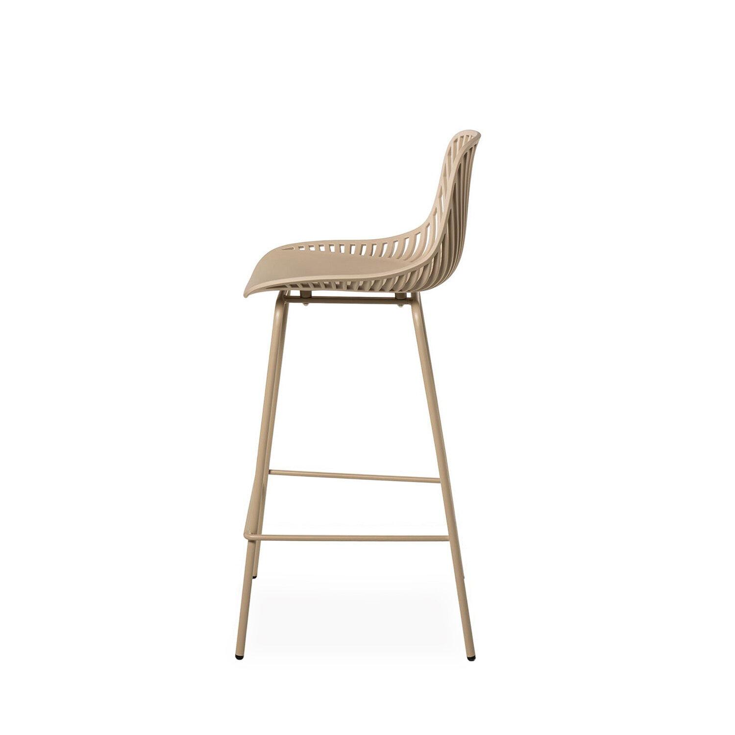 Taburete alto CASPER beige - Image 3
