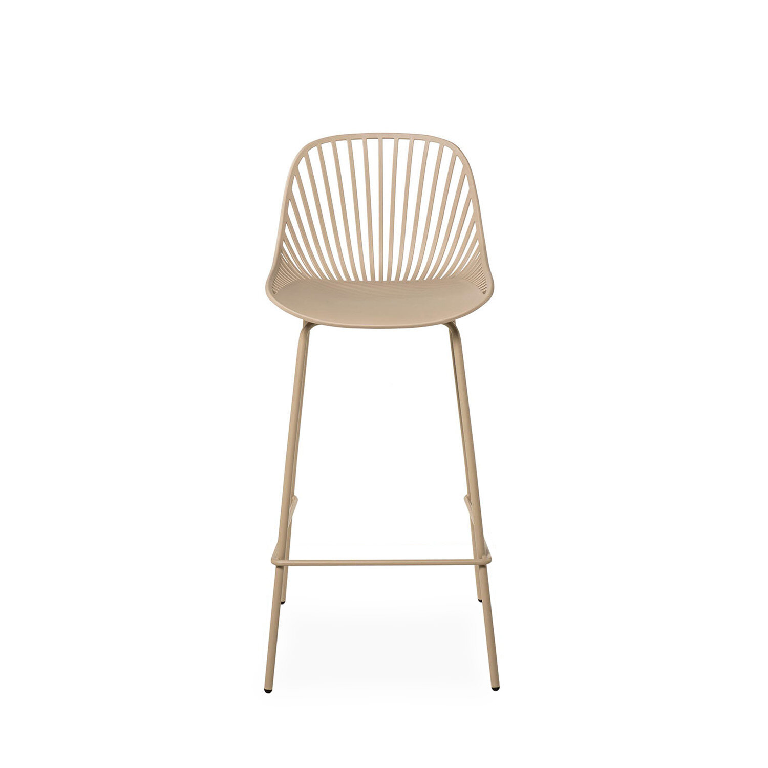 Taburete alto CASPER beige - Image 4