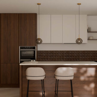 Taburete alto LOUIS beige