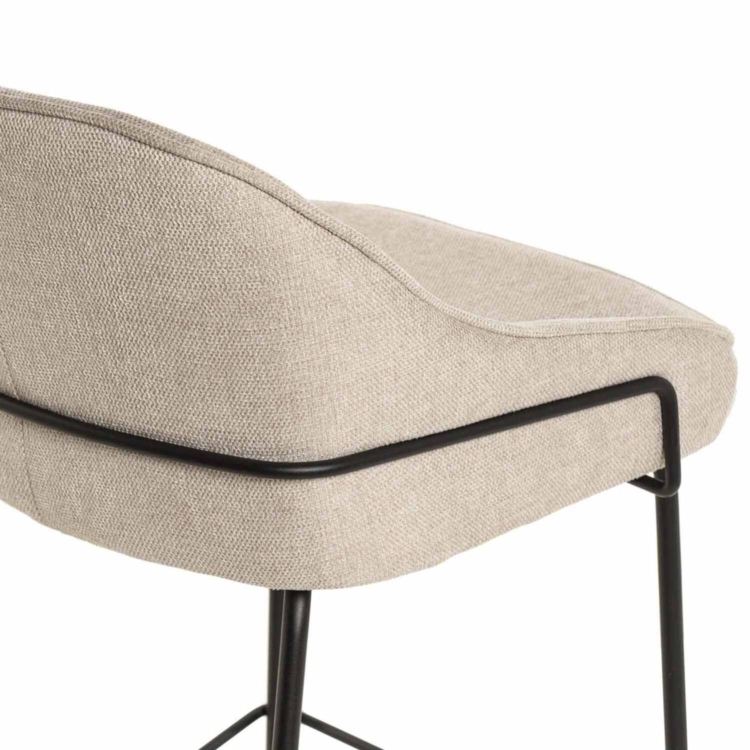 Taburete alto LOUIS beige - Image 4