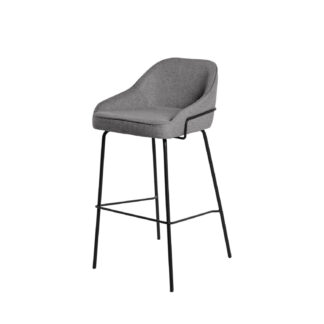 Taburete alto LOUIS gris oscuro