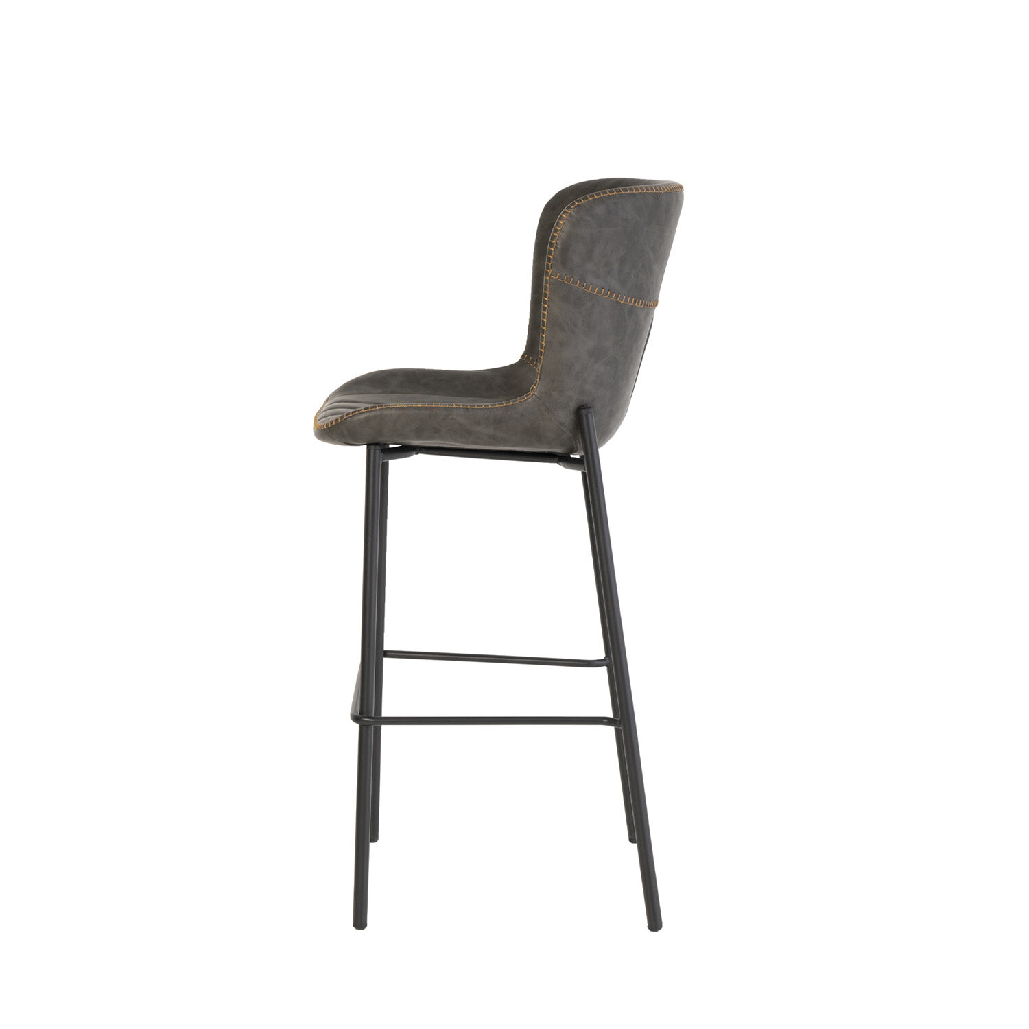 Taburete alto RILEY gris - Image 3