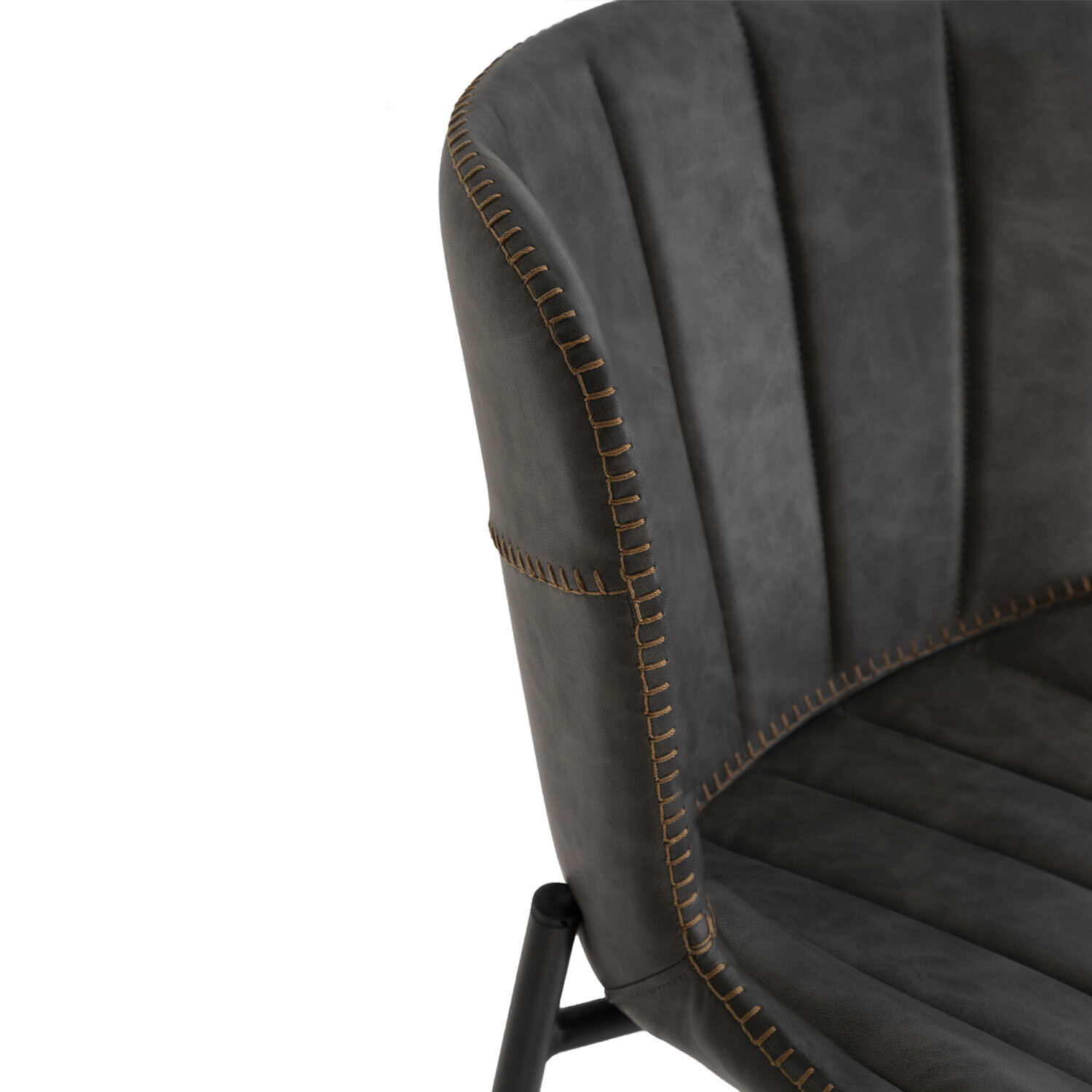 Taburete alto RILEY gris - Image 6