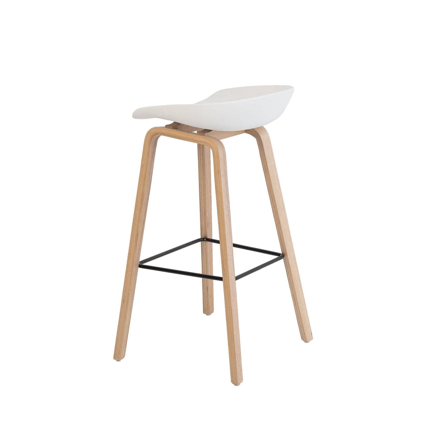 Taburete alto RONIE blanco - Image 2
