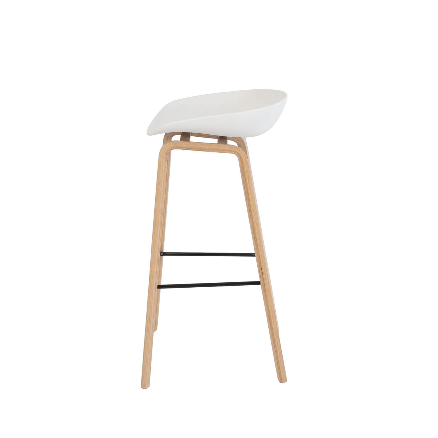 Taburete alto RONIE blanco - Image 3