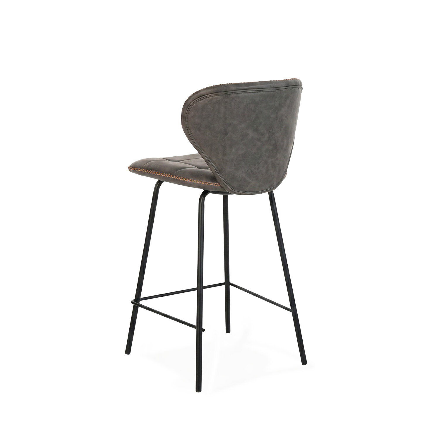 Taburete alto WILLIAM gris - Image 4