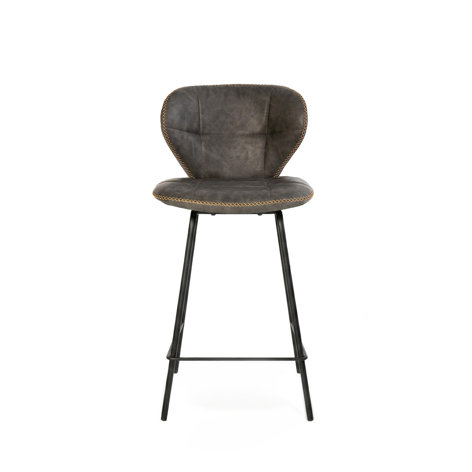 Taburete alto WILLIAM gris - Image 5