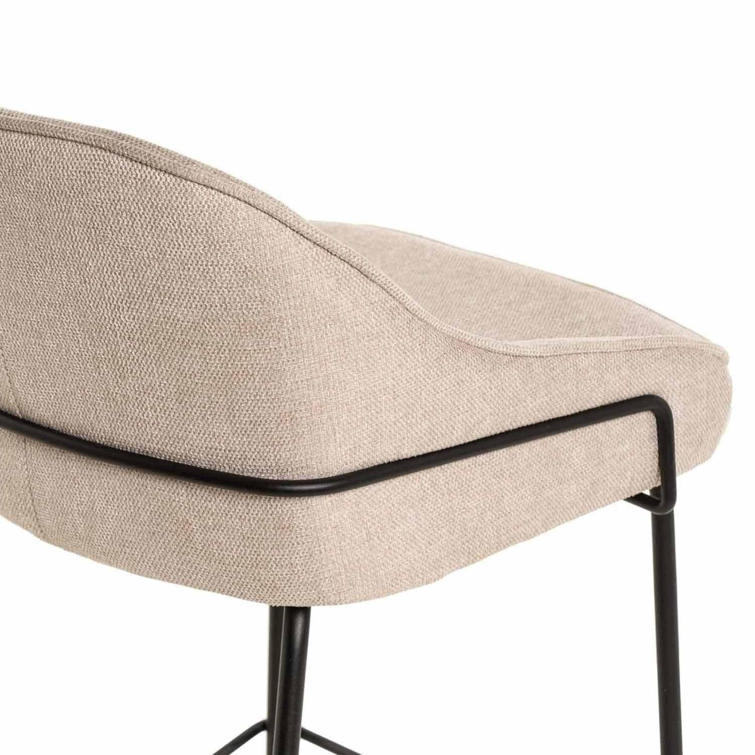 Taburete bajo ARNY beige - Image 6