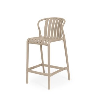 Taburete bajo BASTIAN beige