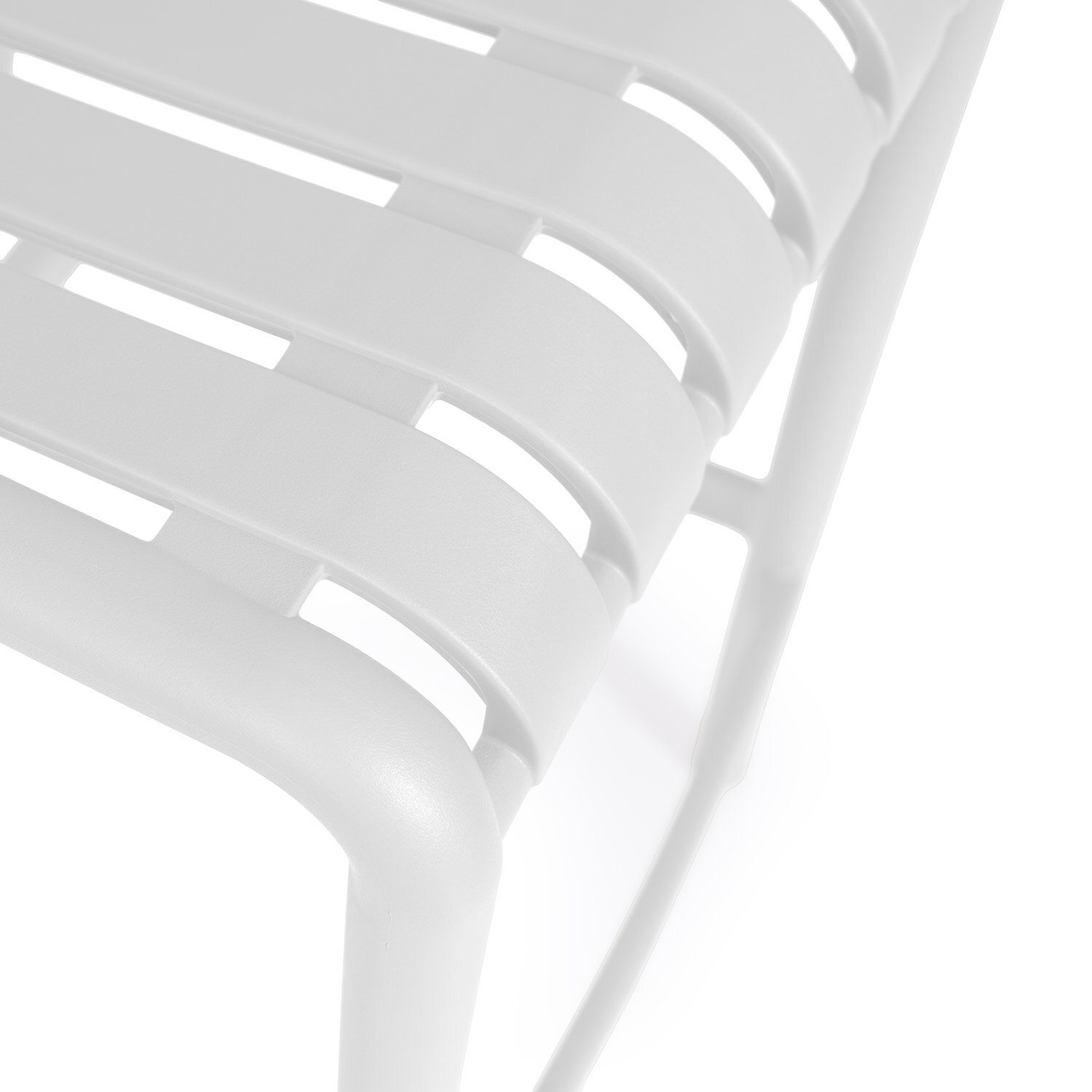 Taburete bajo BASTIAN blanco - Image 7