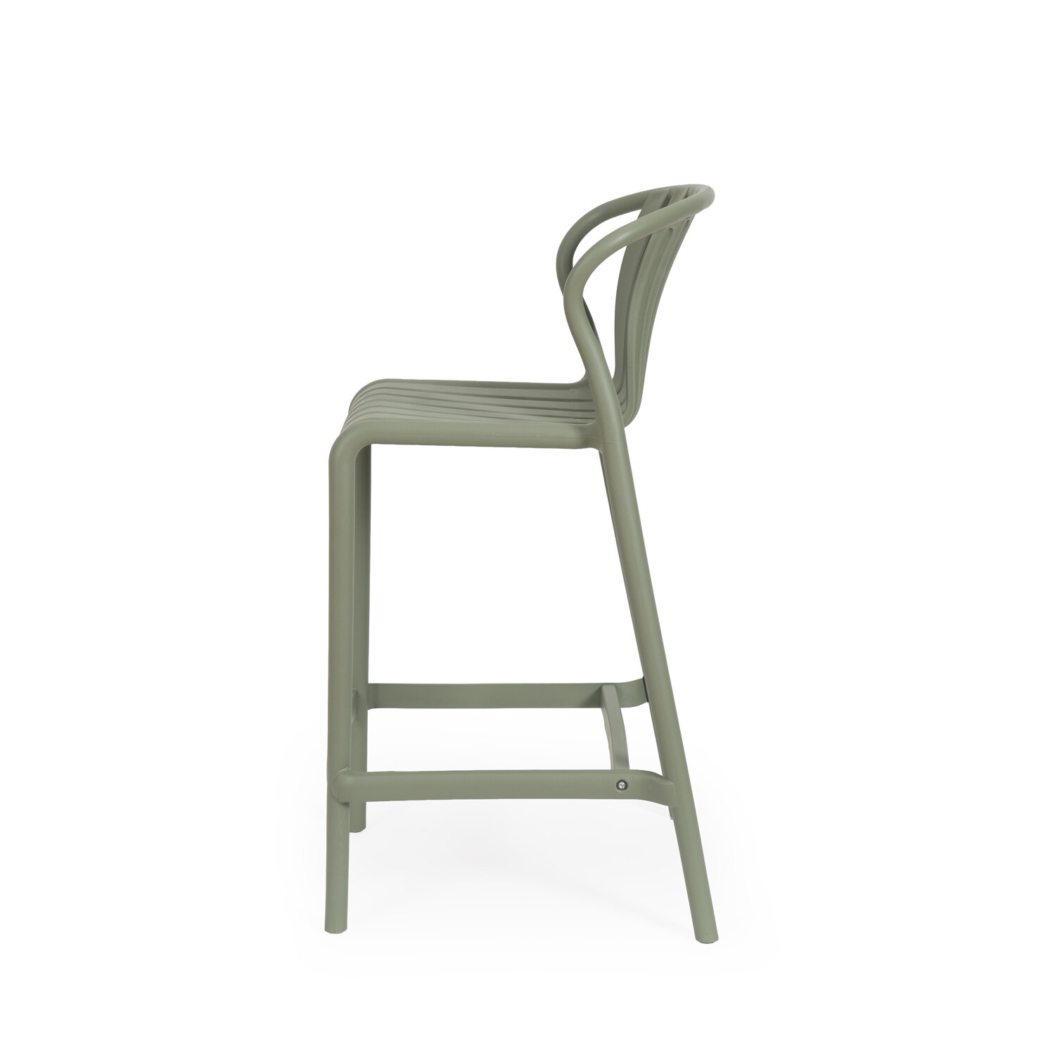Taburete bajo BASTIAN verde - Image 3