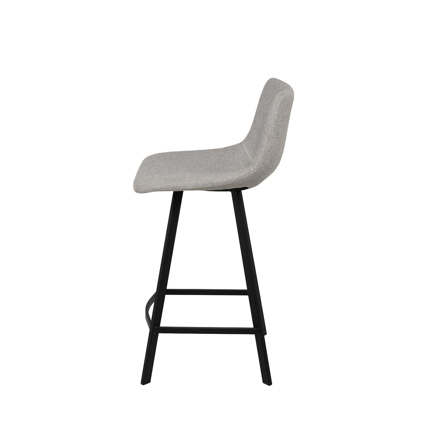 Taburete bajo CLARK gris claro - Image 3