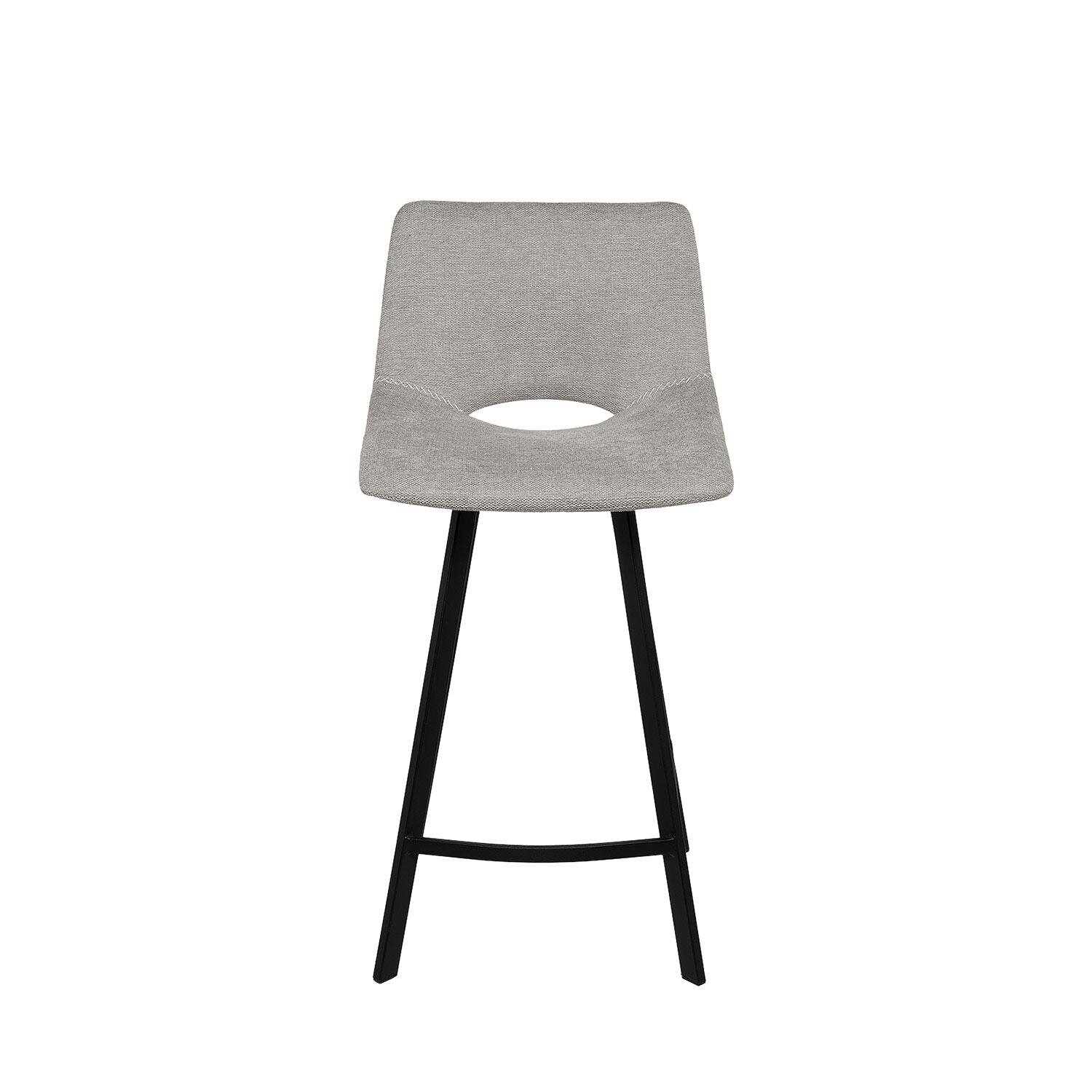 Taburete bajo CLARK gris claro - Image 4