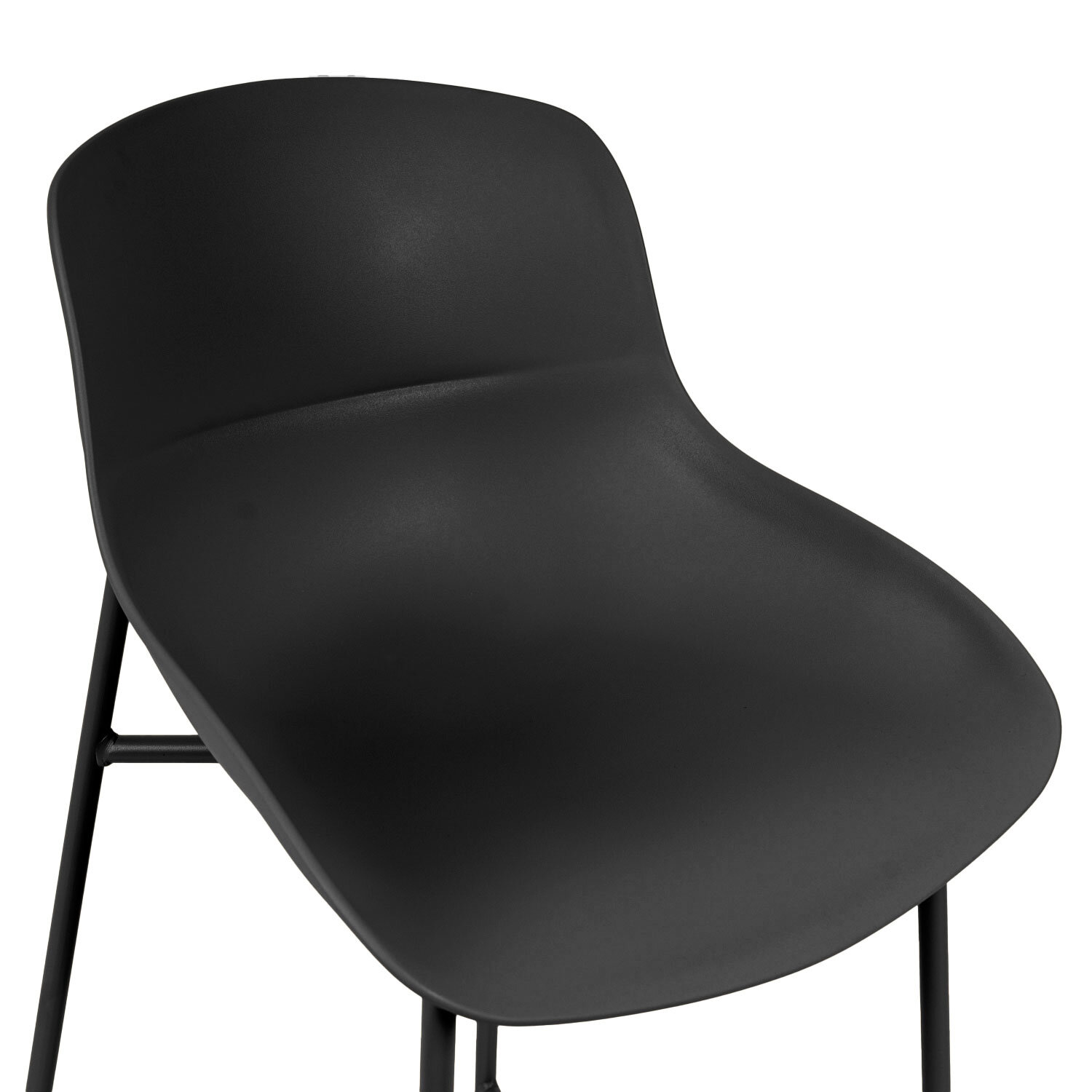 Taburete bajo FABIAN negro - Image 6