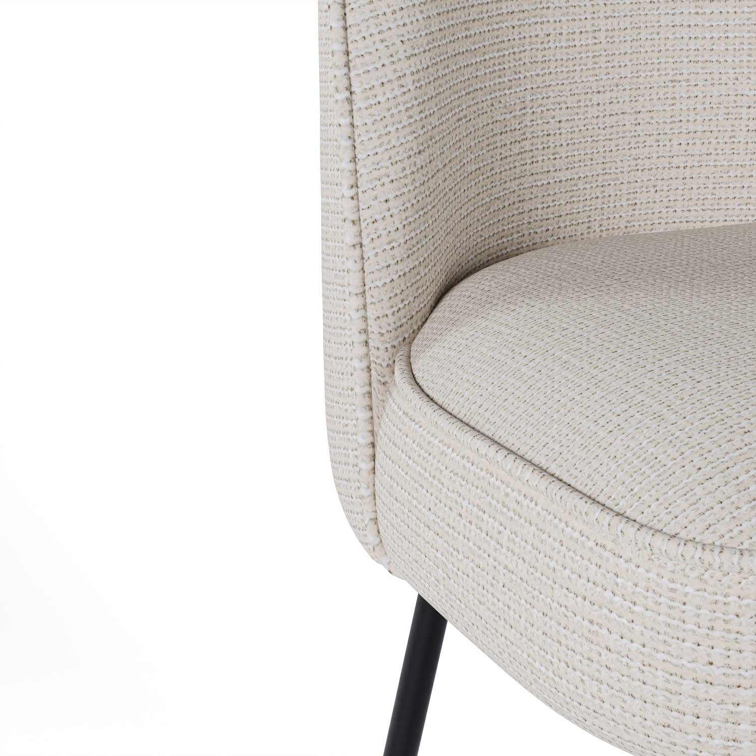 Taburete bajo NELSON beige - Image 6