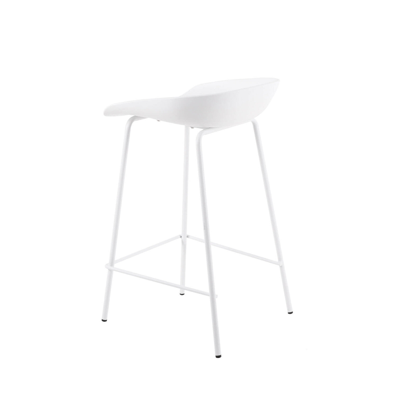 Taburete bajo NETTA blanco - Image 2