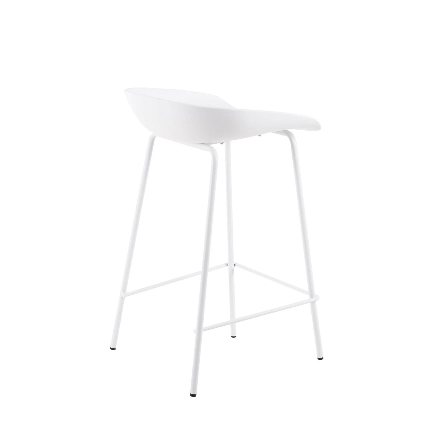 Taburete bajo NETTA blanco - Image 4