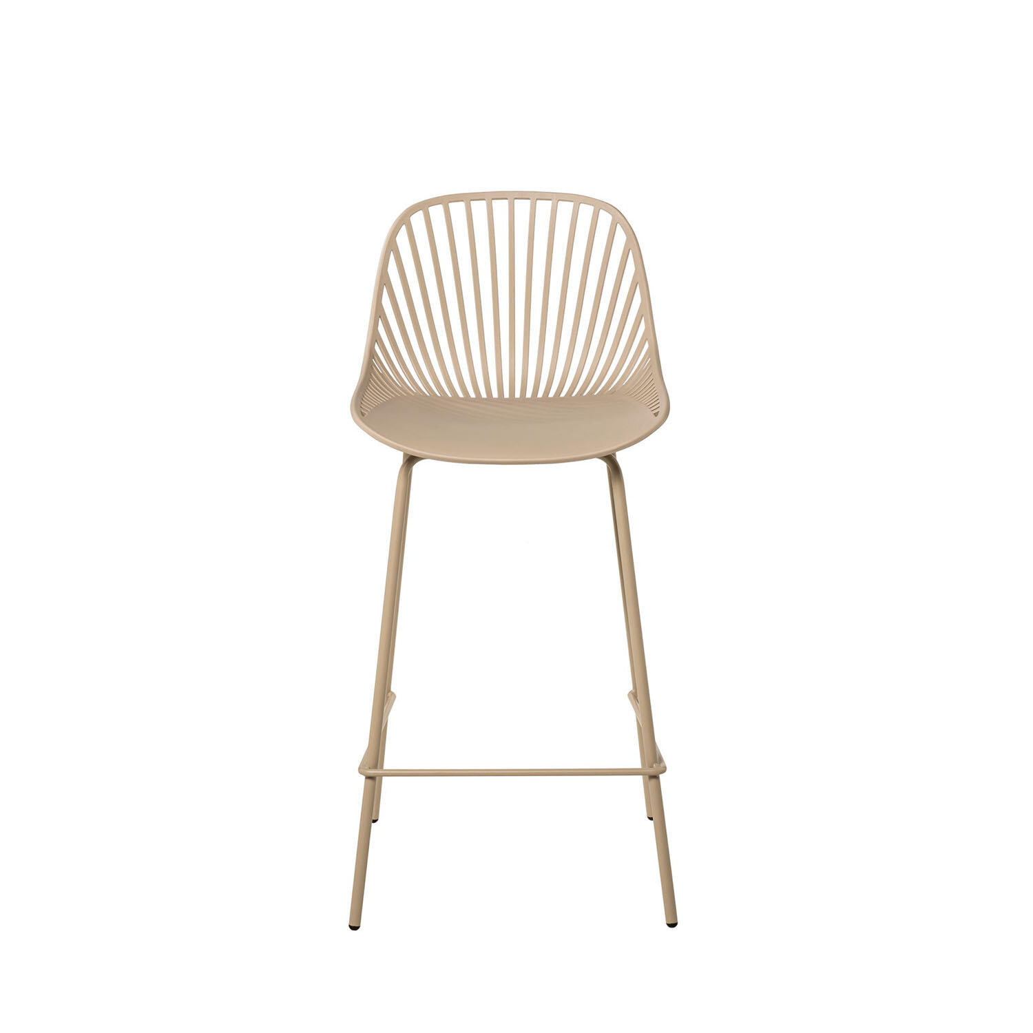 Taburete bajo PEYTON beige - Image 2