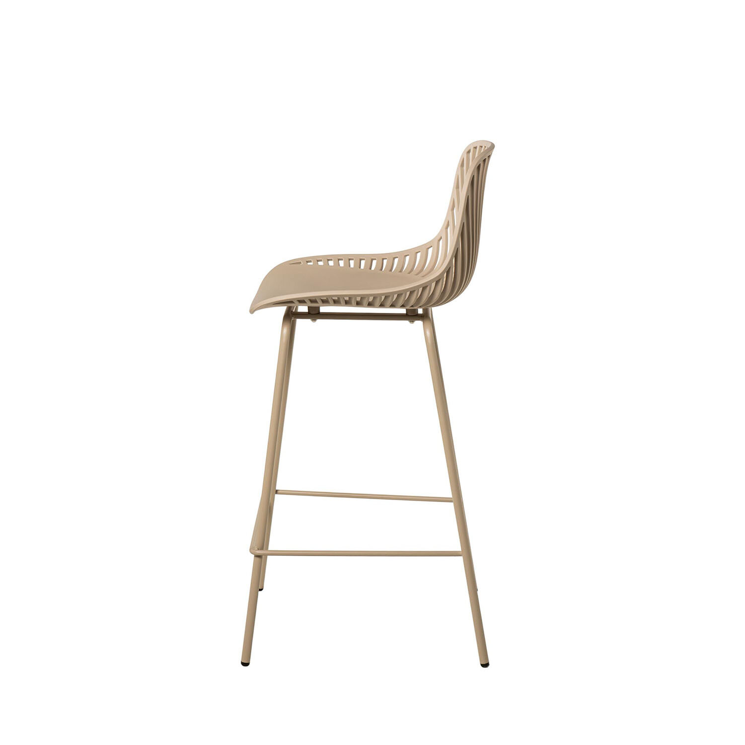 Taburete bajo PEYTON beige - Image 3
